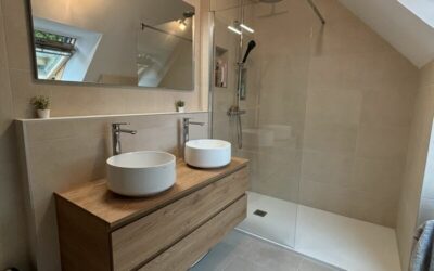 Salle de bain – projet clé en main réalisée à la Chapelle sur Erdre